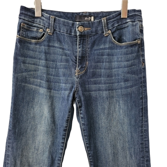 Seven7 Denim Bootcut Boyfriend Jeans Size 8 - Picture 5 of 14